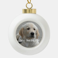 Personalised Golden Retriever Dog Photo and Name