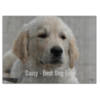 Personalised Golden Retriever Dog Photo and Name