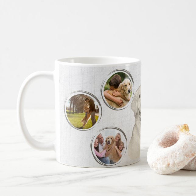 Personalised Golden Retriever Mum Mug - Custom (With Donut)