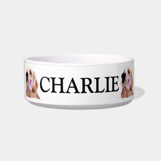 Personalised Golden Retriever Pet Bowl