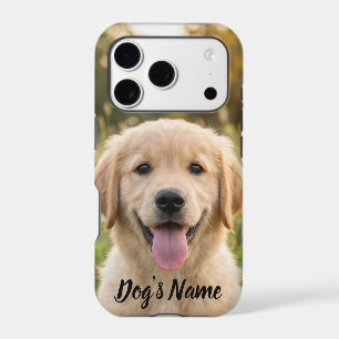 Personalised Golden Retriever Photo and Name