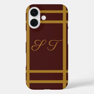 Personalised Golden Wine iPhone 16 Case