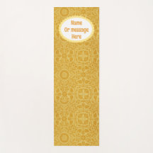 Personalised Golden Yellow William Morris Floral
