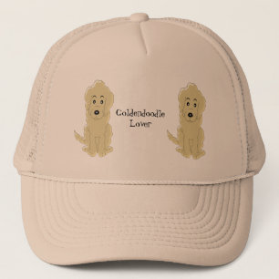 Personalised Goldendoodle Dog Design Trucker Hat