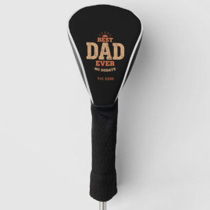 Personalised Golf Accessories, Best Dad Ever Gift Head Cover