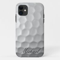 Personalised Golf Ball Dimples Texture Pattern