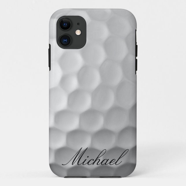 Personalised Golf Ball Dimples Texture Pattern Case-Mate iPhone Case (Back)