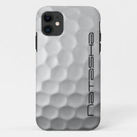 Personalised Golf Ball Dimples Texture Pattern