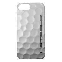 Personalised Golf Ball Dimples Texture Pattern
