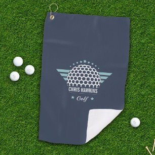 Personalised Golf Ball Logo Towel