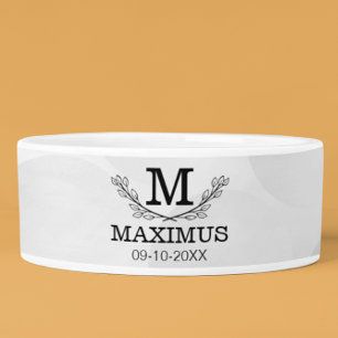 Personalised Golf Ball Pattern Name Monogram Age Bowl