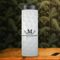 Personalised Golf Ball Pattern Name Monogram Age