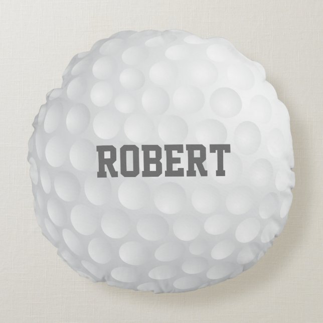 Personalised Golf Ball Pillow (Front)