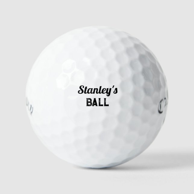 Personalised Golf Balls (Front)