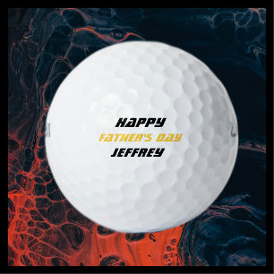 Personalised Golf Balls, Father's Day Balls