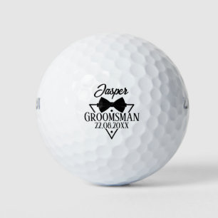 Personalised Golf Balls for Groomsman