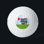 Personalised Golf Birthday Collectable Golf Balls<br><div class="desc">Funny golf birthday quote for golf-lover. To personalise edit text to add name of your favourite golfer.</div>