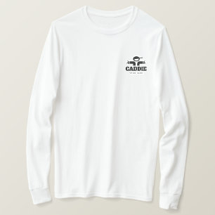 Personalised golf caddie shirt with custom name