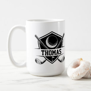 Personalised Golf Cart Coffee Mug