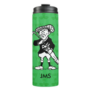 Personalised golf cartoon golfer thermal tumbler