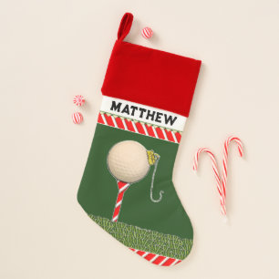 Personalised Golf Christmas Stocking
