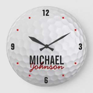 Personalised Golf Clock