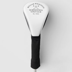Personalised Golf Club And Member Name Head Cover