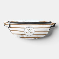 Personalised Golf Club Golfer Brown Striped