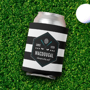 Personalised Golf Club Logo Can Cooler