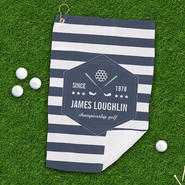 Personalised Golf Club Logo Golf Towel (Creator Uploaded)