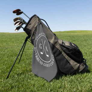 Personalised Golf Club Monogram Gift Towel
