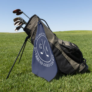 Personalised Golf Club Monogram Gift Towel