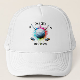 Personalised Golf Club Name Classic Hat 2026
