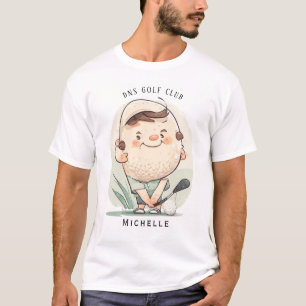 Personalised Golf Club Name Classic T-Shirt