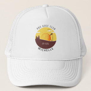 Personalised Golf Club Name Classic Trucker Hat