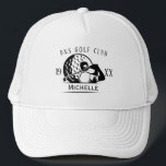 Personalised Golf Club Name Classic Trucker Hat<br><div class="desc">the perfect blend of comfort, function, and laid-back attitude. Featuring a breatheable mesh back, adjustable snap closure, and bold front design, this hat is made for everyday wear. Whether you're hitting the road, running errands, or hanging out outdoors, it adds the right touch of casual flair to any outfit. Great...</div>