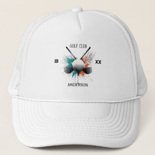 Personalised Golf Club Name Custom Hat 2026