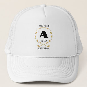 Personalised Golf Club Name Custom Trucker Hat 