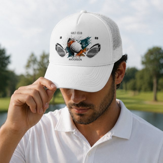 Personalised Golf Club Name Custom Trucker Hat  (Creator Uploaded)