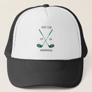 Personalised Golf Club Name Custom Trucker Hat