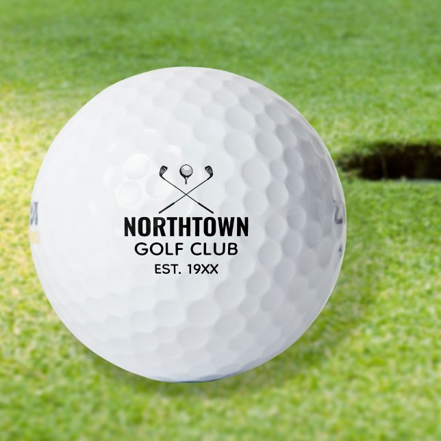 Personalised Golf Club Name Established Date Balls (Creator Uploaded)