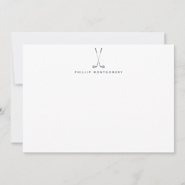  Personalised Golf Clubs Card (Front)