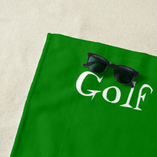 Personalised Golf Design Beach Towel
