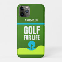 Personalised "Golf for Life" iPhone Case