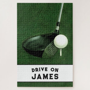 Personalised Golf gift Jigsaw Puzzle