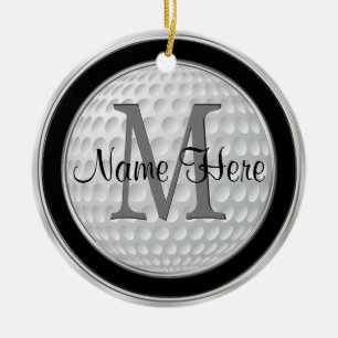 Personalised Golf Gifts for Men, Golf Ornament