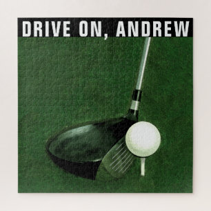 personalised golf gifts jigsaw puzzle