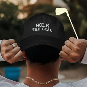 Personalised Golf Goal Gift for Players Embroidered Hat