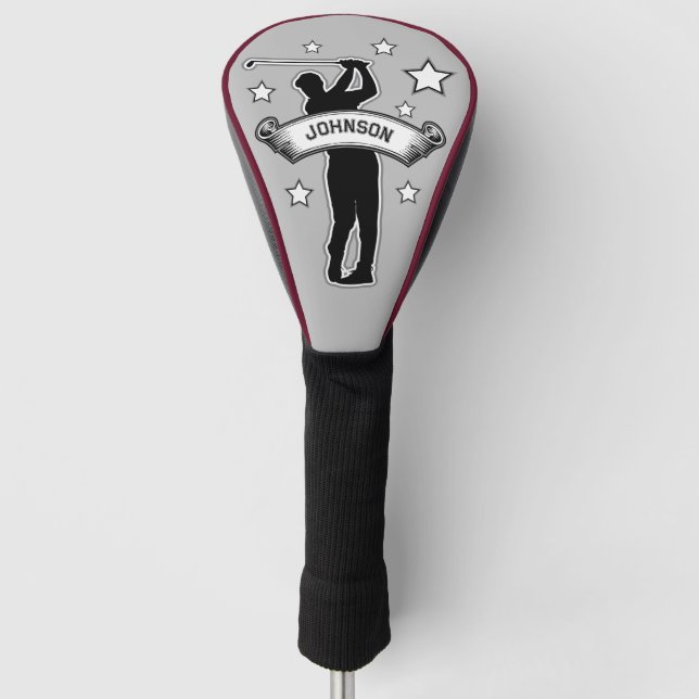 Personalised Golf Head Cover (Front)