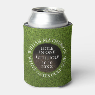 Personalised Golf Hole in One Award Can Cooler